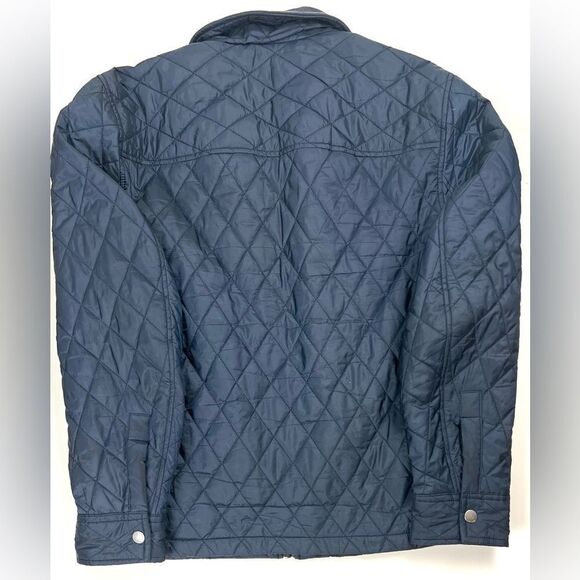 Untuckit Marne Navy Quilted Lightweight Jacket - Picture 5 of 14